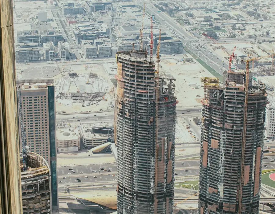 Residential towers in Dubai