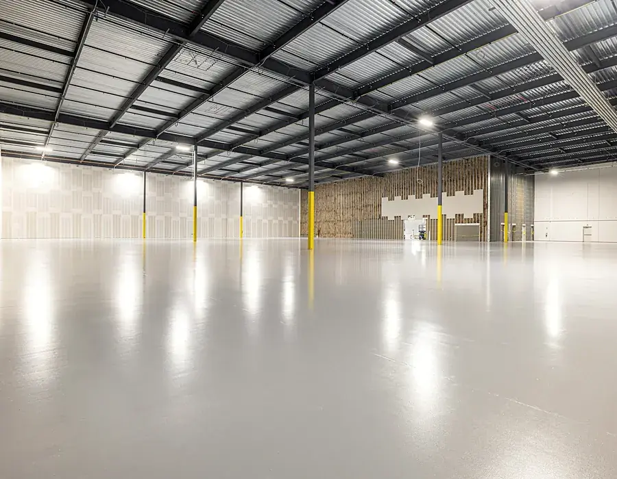Logistics warehouse interior