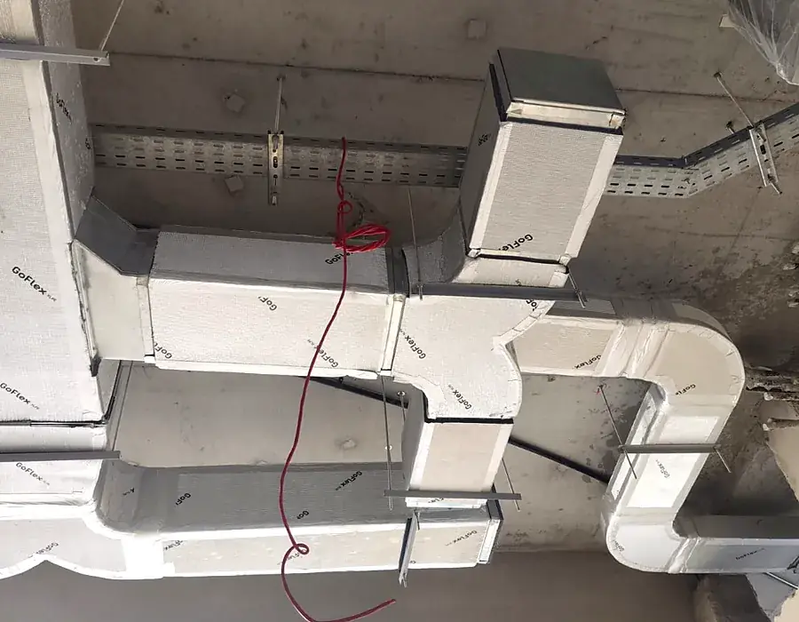 Ducted AC and VRF installation in a Dubai villa